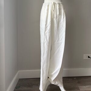 Vince White Textured Fabric